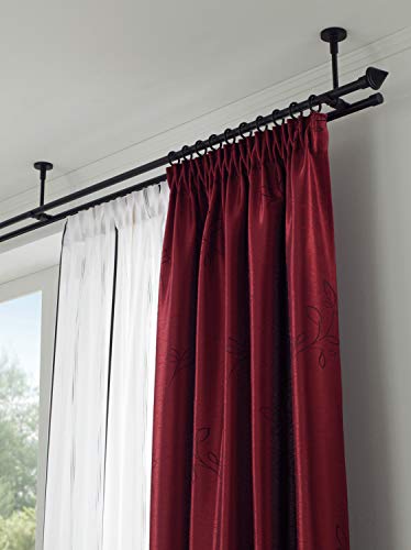 Gardinia Bastone per Tende, Asta in Metallo, Linea...