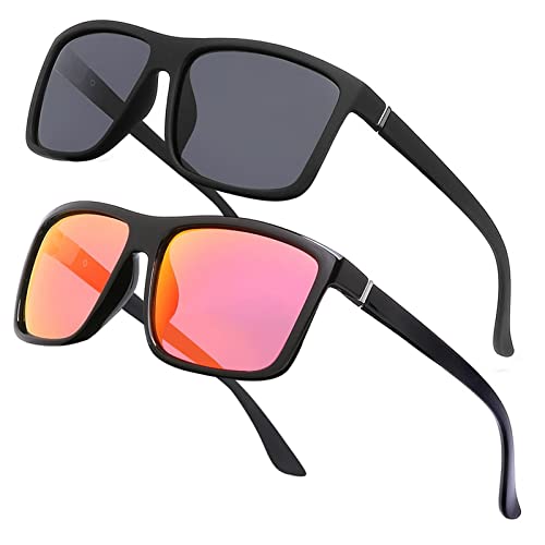 Image of Men's Sports Polarized Sunglasses Square Frame Glasses NP1007