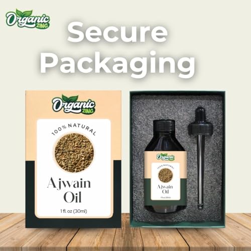 Image of Organic Zing Ajwain Oil 30 ml (1.01 fl oz) - Bold Spiced Aromatic Oil for Soap Making, Candles & DIY Blends