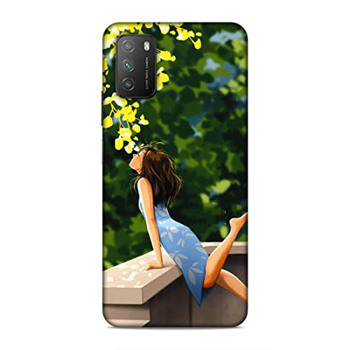 Image of Printed Mobile Back Hard Case Cover for Xiaomi Poco M3 | Cute Girl, Sunshine, Cute Dress, Lovely Day-2193