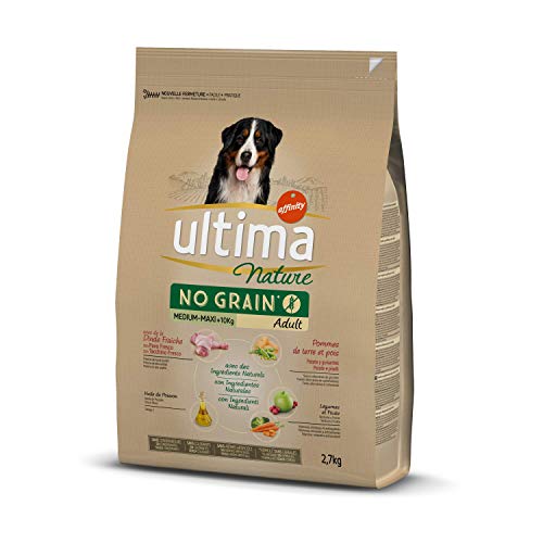 Ultima Nature Pienso para Perros No Grain Medium-Maxi con Pavo - 2.7 kg, 1 x 2700 g
