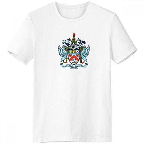 T-shirt Saint-Kitts-et-Nevis homme blanc de printemps été M