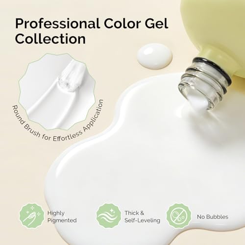 Esmalte de Gel UV Blanco MelodySusie 16.5ml miniatura 3