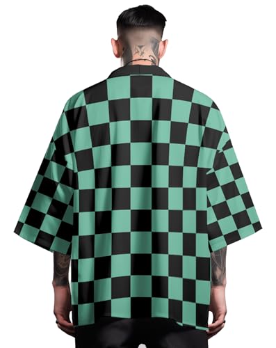 MFCT Japanese Streetwear Fashion Men's Lightweight Graphic Kimono