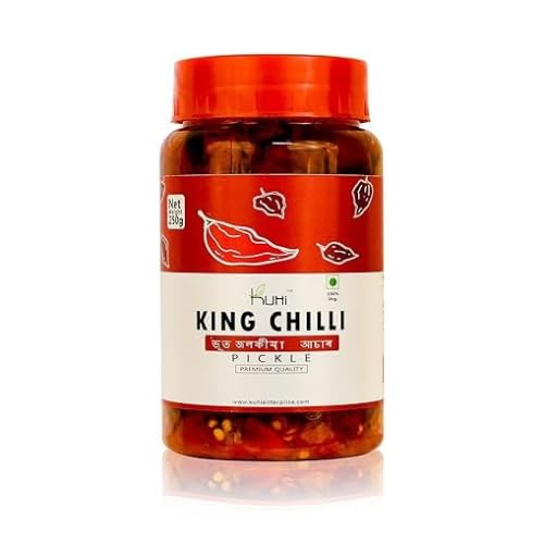 Kuhi King Chilli Pickle 100% Natural | No artificial colours | flavor, No additives | Preservatives free (250 GM) (B09GW22X77) Amazon Price History, Amazon Price Tracker