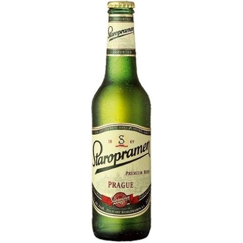 Staropramen Premium Czech Pilsner Beer (24 x 330ml Bottles) Cover