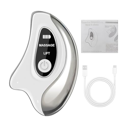 Outil de massage du visage anti-âge avec action Gua Sha pour sculpter les traits