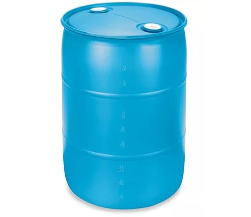 CHEMSTREAM 55 Gallon Water Barrel | Rain Barrel | Solid Mold | 2