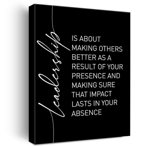 Leadership Quote Canvas Wall Art Motivational Leadership Canvas Print Painting Office Home Wall...