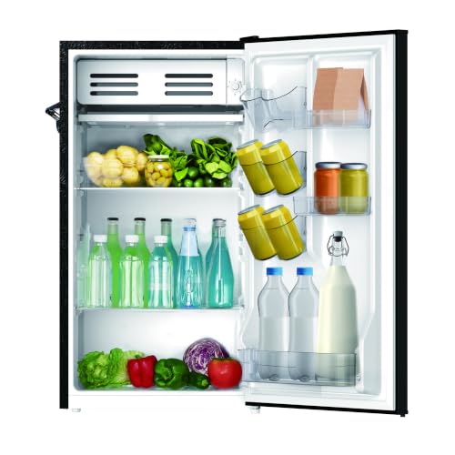FRIGIDAIRE EFR376-BLACK 3.1 Cu Ft Black Retro Bar Fridge with Side Bottle Opener - image 7