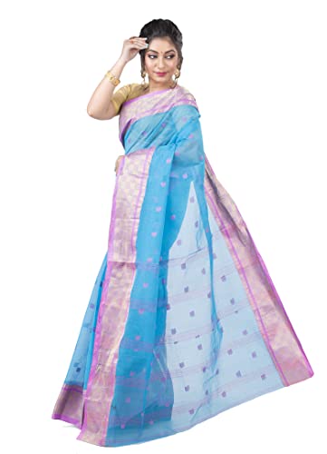 Image of Woven Tangail Pure Cotton Saree