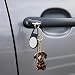 2 Stück Langohr-Hundeautoanhänger, Acrylanhänger, Süße Hundeanhänger, Dackel-Schlüsselanhänger, Geschenkanhänger