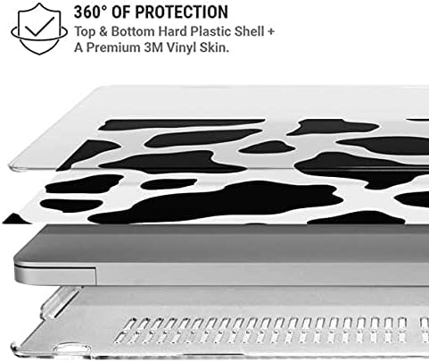 Skinit Case + Skin Compatible with MacBook Pro 16in (2019-20) Originally Designed Cow Print Design
