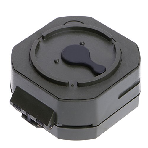 Brújula de bolsillo magnética para geología y topografía miniatura 6