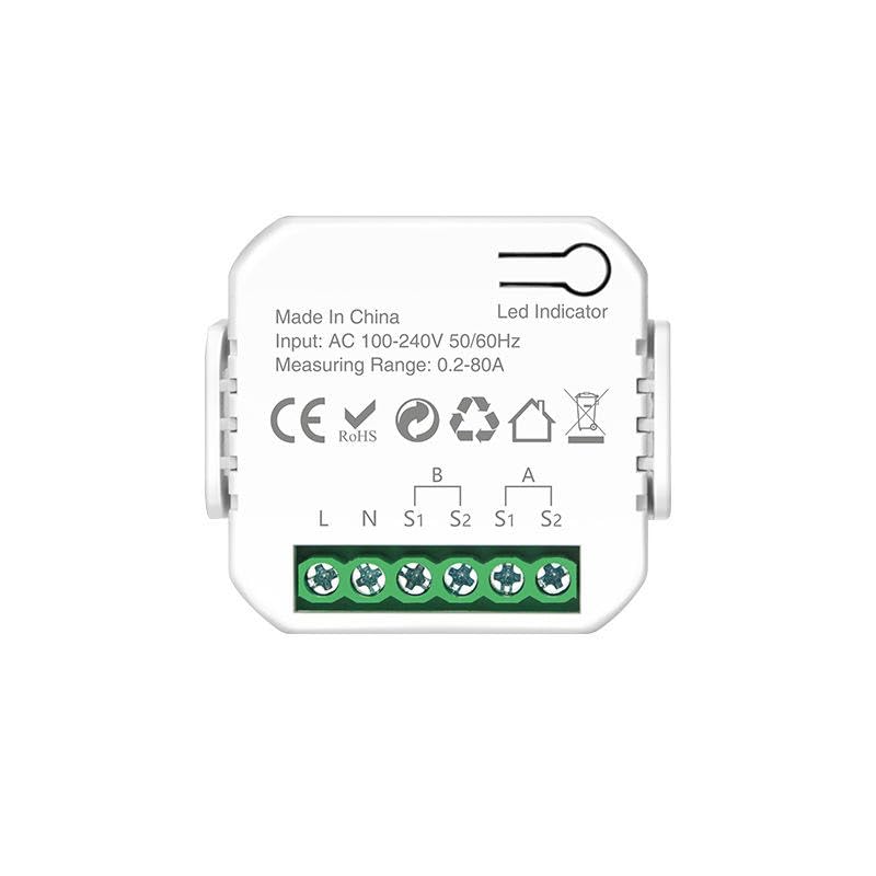 Okos Smart Wi-Fi Energy Meter | Wireless operation | IoT Energy Monitoring System | Wi-Fi Enabled Power Meter | Remote Energy Monitoring Device | WI_Fi 2.4 GHz | Instant Alerts on Smart App.