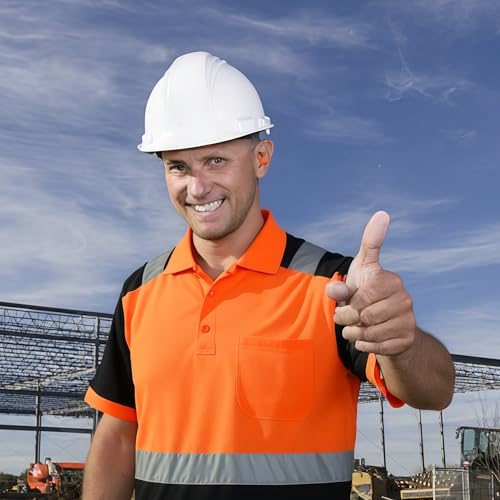 Safety Shirt for Men Hi Vis Reflective Shirt Workwear,Quick Drying Breathable Soft T Shirt - Image 4