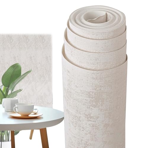 Rollo de papel tapiz adhesivo con textura de hormigón, papel pintado de tela no tejida, 920 x 53 cm, papel pintado moderno para sala de estar, trabajo