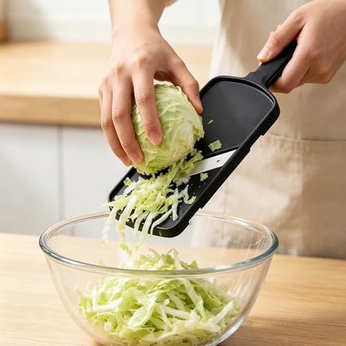 Rallador manual de plástico multiusos para cocina miniatura 1