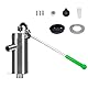aleawol Schwengelpumpe Handwasserpumpe Wasserpumpe Handpumpe Edelstahl, Manuell Energiesparend Handkurbel Wasserpumpe 10m Tiefe Handbrunnenpumpe für Haus, Hausgarten, Yard, Garten