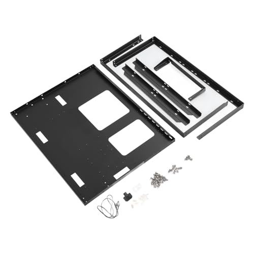 Gabinete Open Chassis ATX, Case Rack para PC Gaming DIY, compatible con placas EATX, ATX, MATX, ITX, refrigeración líquida 360, 4 bahías para disco duro, apilable para diferentes escenarios miniatura 1