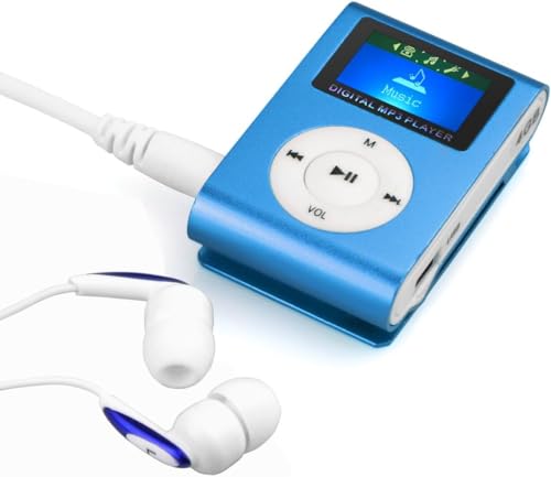 Drumstone Blue Mini MP3 Player with Clip - Image 6