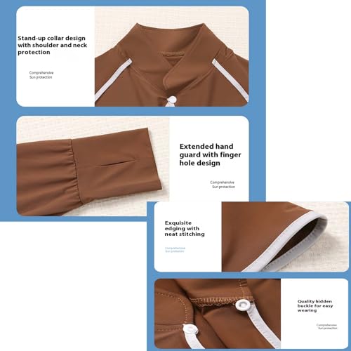 Women's Cooling Shawl Sun Protection Cooler Shrug Sun Cape Cloak Neck Arm Sleeves with Finger Hole Shawl4