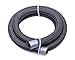 FRAGOLA Hose, 12 an, 20 ft, Braided Fire Retardant Fabric, Wire Reinforced, PTFE, Black, Each