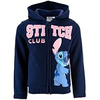 Disney Stitch Sudadera con Capucha Niña, Sueter Sudadera Cierre