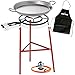 Set Paellero 500mm + Kit Bricolemar (Paellera 60cm + Patas Reforzadas para Paellero + Regulador de Gas + Manguera Homologada + Delantal Negro de Regalo) (Set Paellero 500mm + Kit Bricolemar)