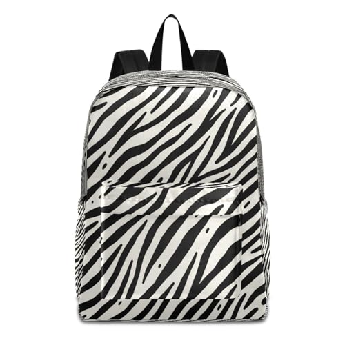 Mochila escolar de cebra informal y ligera para ir al instituto con comodidad