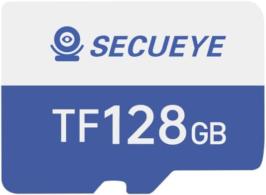 Miniatura 3 de SECUEYE - Tarjeta de memoria TF de 128 GB clase 10 FAT32 de alta velocidad de lecturaescritura 247 grabación para cámara de seguridad Dash Cam y más