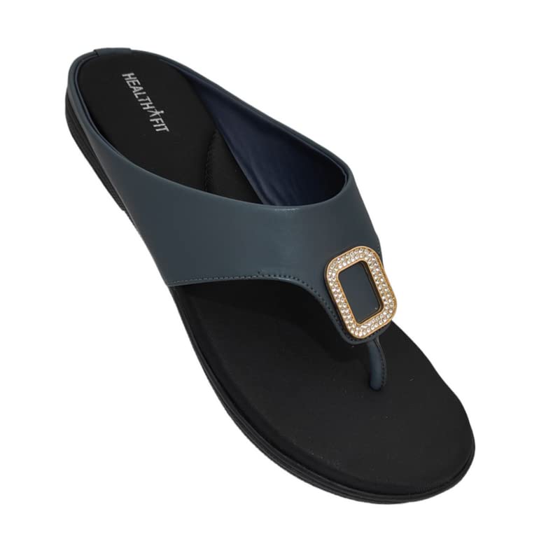 Image of HEALTH FIT Extra Soft Ortho Care Diabetic & Orthopedic Slippers /Doctor Chappal & stylish for Girl's /Women Footwear