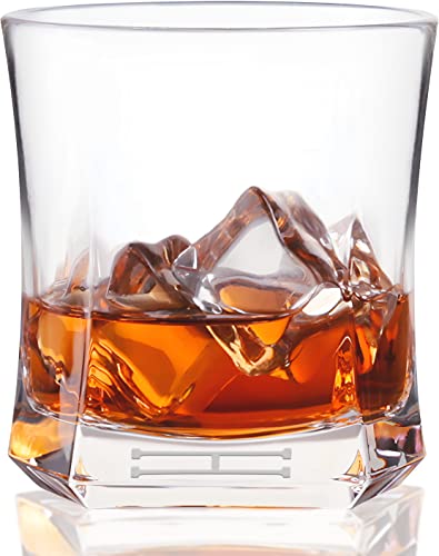 YJGS Whiskey Glass, Engraved Monogrammed Bourbon Glass, 10