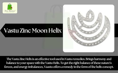 Image of Zinc Chand Helix | 6 Inch | Energy Booster Vastu Remedy | Vastu Helix Remedy for Zone Correction | Zonal Placement - NE | Pack of 3