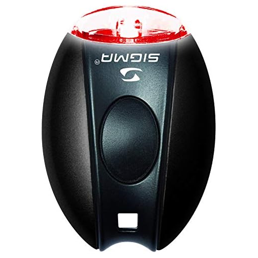 Sigma Micro R II Red LED Light, Black Housing