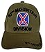 First Military Choice 10th Mountain Division Emblem Black Letters Baseball Cap Green