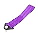 X AUTOHAUX 2pcs Purple Universal Car Tow Towing Hook Bumper Trailer Belt Strap
