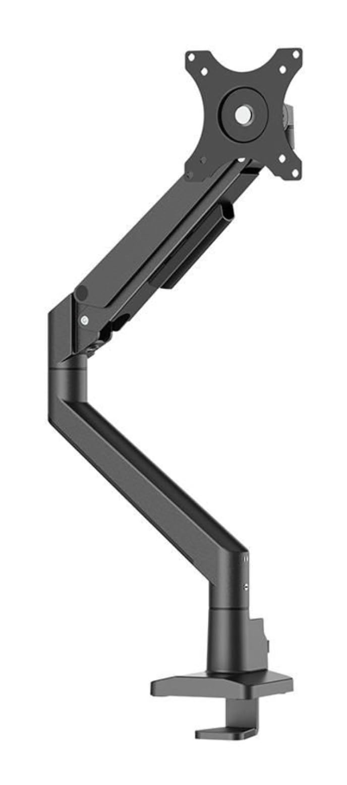 Brazo monitor 17-35" muelle de gas 1-9 kg VESA 75x75/100x100 negro