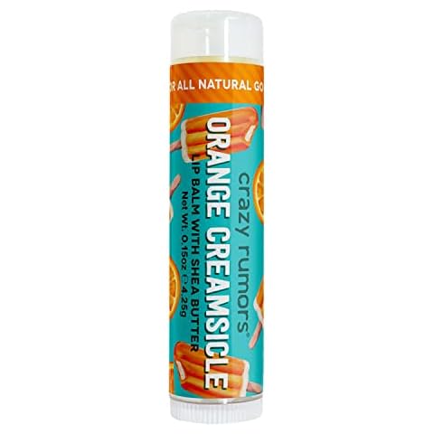 Crazy Rumors Orange Creamsicle Lip Balm 4g, Vegan 100% natural Cover