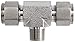 Dixon 8-DTTM-6 1/2" Tube OD x 3/8" MNPT 316SS Male Branch Tee Instrumentation Fitting, 0.5" ID, Stainless Steel