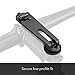 Rokform Pro Series, Quad Tab, Twist Lock, Bike Stem Phone Mount, Aircraft Aluminum, Ultra Light , Adjustable, BLACK