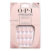 OPI xPRESS/ON Press On Nails, Up to 14 Days of Wear, Gel-Like Salon Manicure, Reusable, Vegan, SuStainable Packaging, With Nail Glue, Vision-Airy Fairy