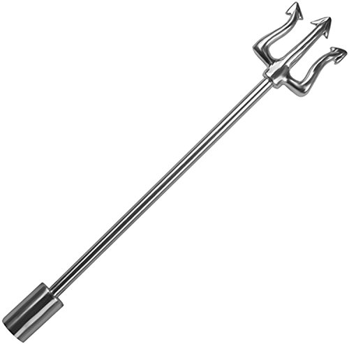 EG GIFTS Industrial Barbell Acier Chirurgical Pitchfork Trident 14g 1.5" (38mm) (Acier) Cover