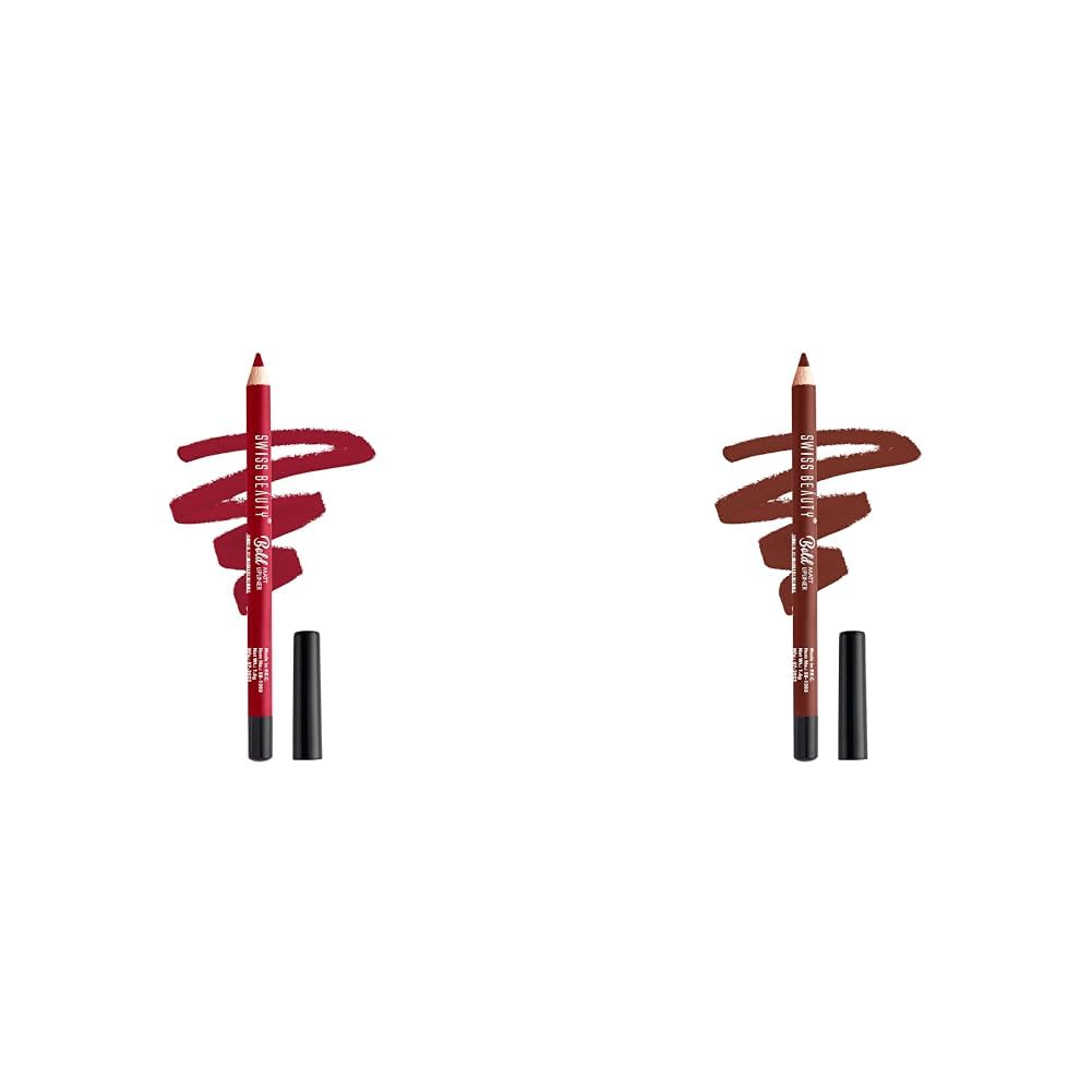 SWISS BEAUTY Bold Matt Lip Liner | Long-lasting |Matte Finish | Non-drying | Shade-07, 5gm & Bold Matt Lip Liner | Long-lasting |Matte Finish | Non-drying | Shade-07, 5gm