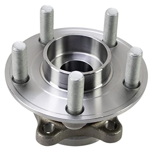 Image of TRQ Rear Left and Right Wheel Bearing and Hub Assembly Set 2 Piece Compatible with 2017-2018 Ford Fusion Sport 14mm Wheel Studs 2017-2020 Lincoln MKZ AWD