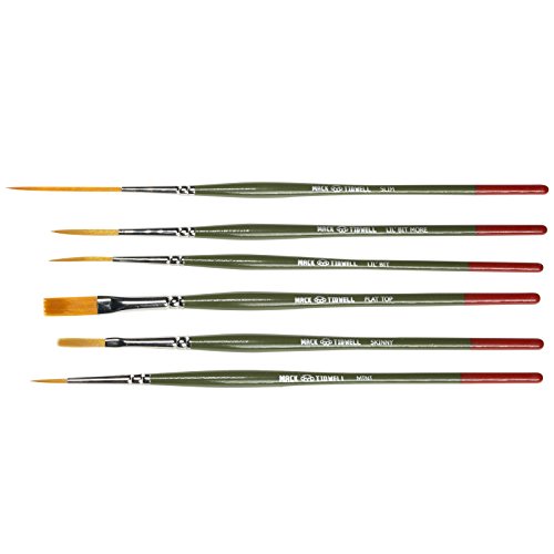 Andrew Mack/Jeral Tidwell 6 Brush Set M/T Series for Different Mediums