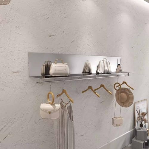Solution de rangement mural en acier inoxydable pour optimiser un petit dressing - 5