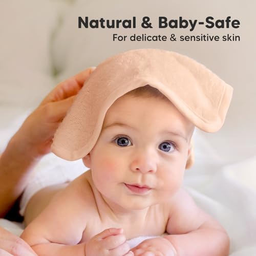 image for KeaBabies 6-Pack Baby Washcloths - Soft Absorbent Viscose from Bamboo 