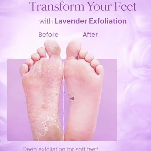 Image of Professional Manicure Pedicure Kit - Lavender Spa Combo | Salt, Scrub Gel, Cream & Pack | Paraben Free | Salon Professional Foot & Hand Care | Soft & Smooth Skin (Lavender)