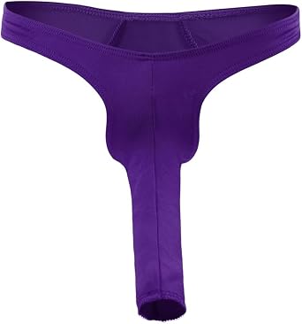Mens Elephant T-back G-string Thongs Open Bugle Pouch Bikini Briefs Low Rise Stretchy Underpants